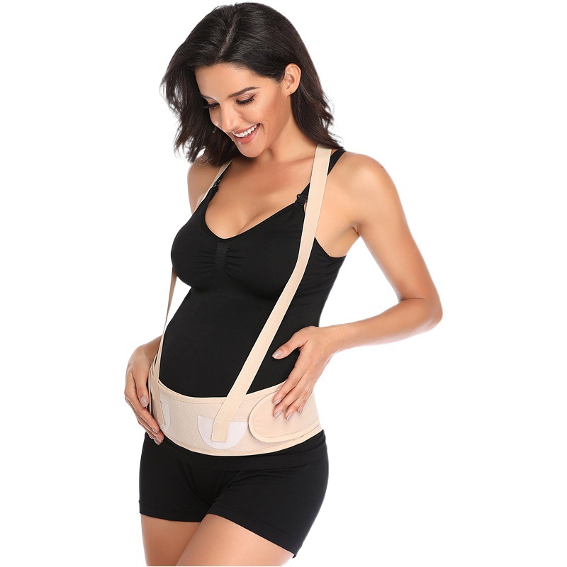 Wholesale Cross-Border Maternity Support Belt, Knitted, Comfortable, Postpartum Adjustable Belly Support Belt, Cross-Border Hot Seller