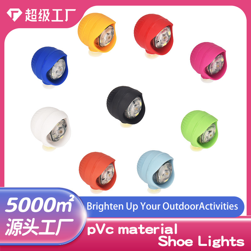 Headlights for Croc Cross-border Hot Outdoor Sports Lighting Beach Camping Hole Shoes Shoes Shoes