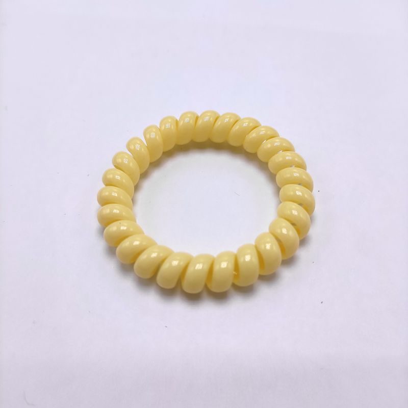 Picture of Candy Color Bold Bracelet Telephone Line Hair Ring Extra Large Rubber Band South Korea Headwear Hair Accessories Headband Spring Ring