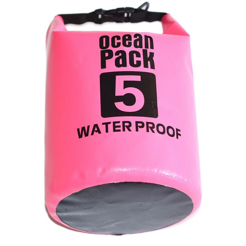 Outdoor Waterproof Bag Pvc Waterproof Bag Outdoor Bucket Bag Rafting Bag Waterproof Backpack Clip Mesh River Bag