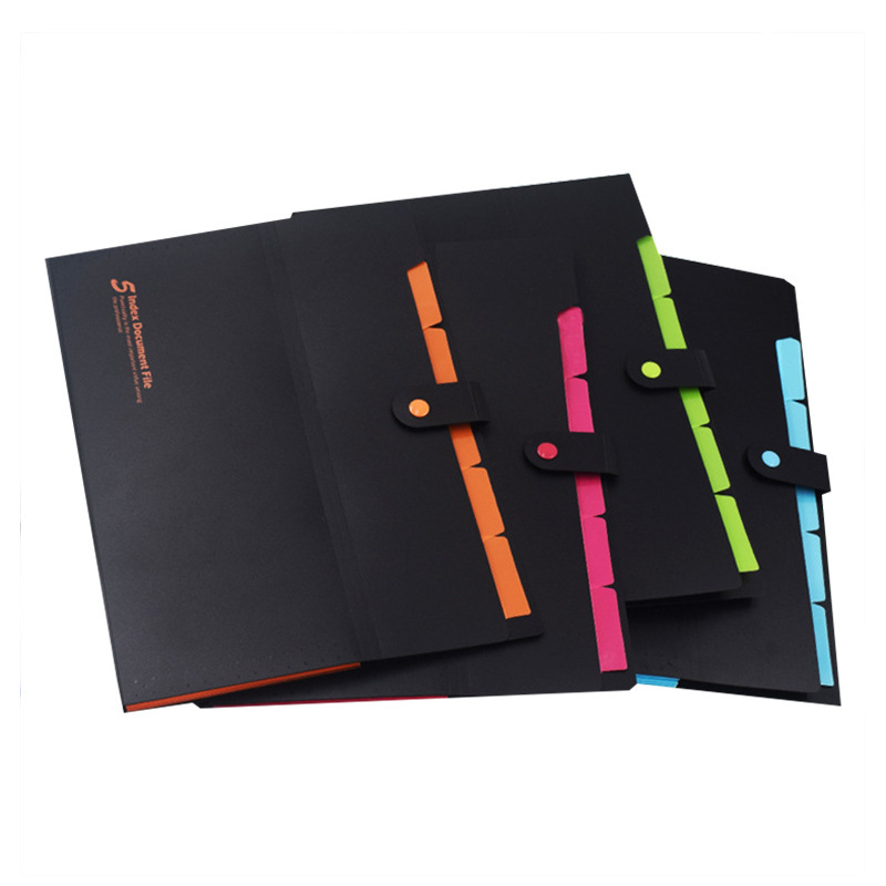 Picture of Plastic organ bag a4 multi-layer organ bag insert folder business multi-function file bag PP file bag in stock