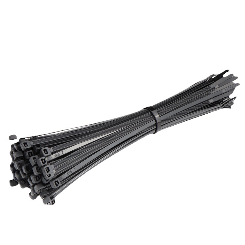Picture of Manufacturer Wholesale Self-Locking Nylon Cable Ties 3*100/150/200/4*200 Plastic Zip Ties Flame Retardant