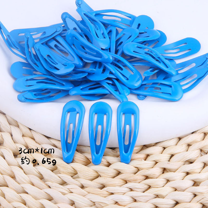 Picture of Candy Colorful Hairpin Hyuna Style Colorfulful Water Drop Clip Glue Bb Clip Hairpin Duckbill Clip Korean DIY Headwear Wholesale