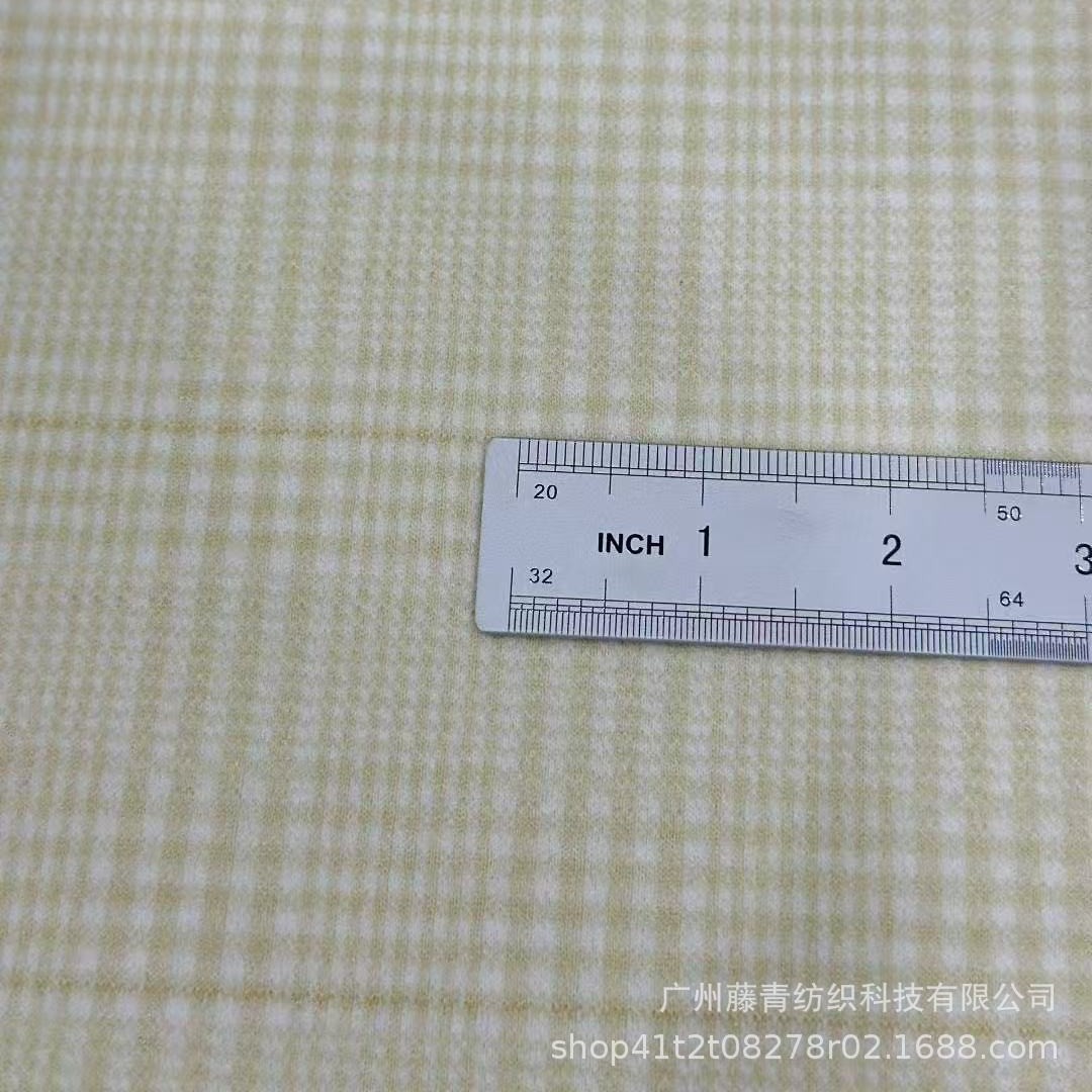 Picture of British Plaid Wool Plaid Fabric Cloth Coat Suit Jacket Wide-Leg Pants Suit Small Fresh Fabric British Style