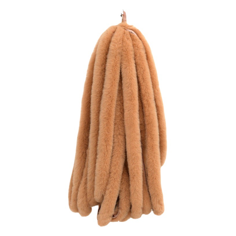 Imitation Rex rabbit wool strip factory wholesale artificial wool strip Tang suit Hanfu fur edge clothing hat strip shoe cuff imitation wool strip