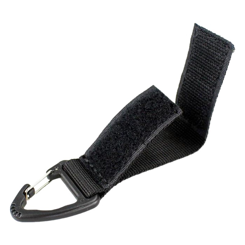 Outdoor Tactical Nylon Ribbon Mini Backpack Hanging Buckle T-Shaped Velcro Hiking Buckle D-Shaped Ring Keychain