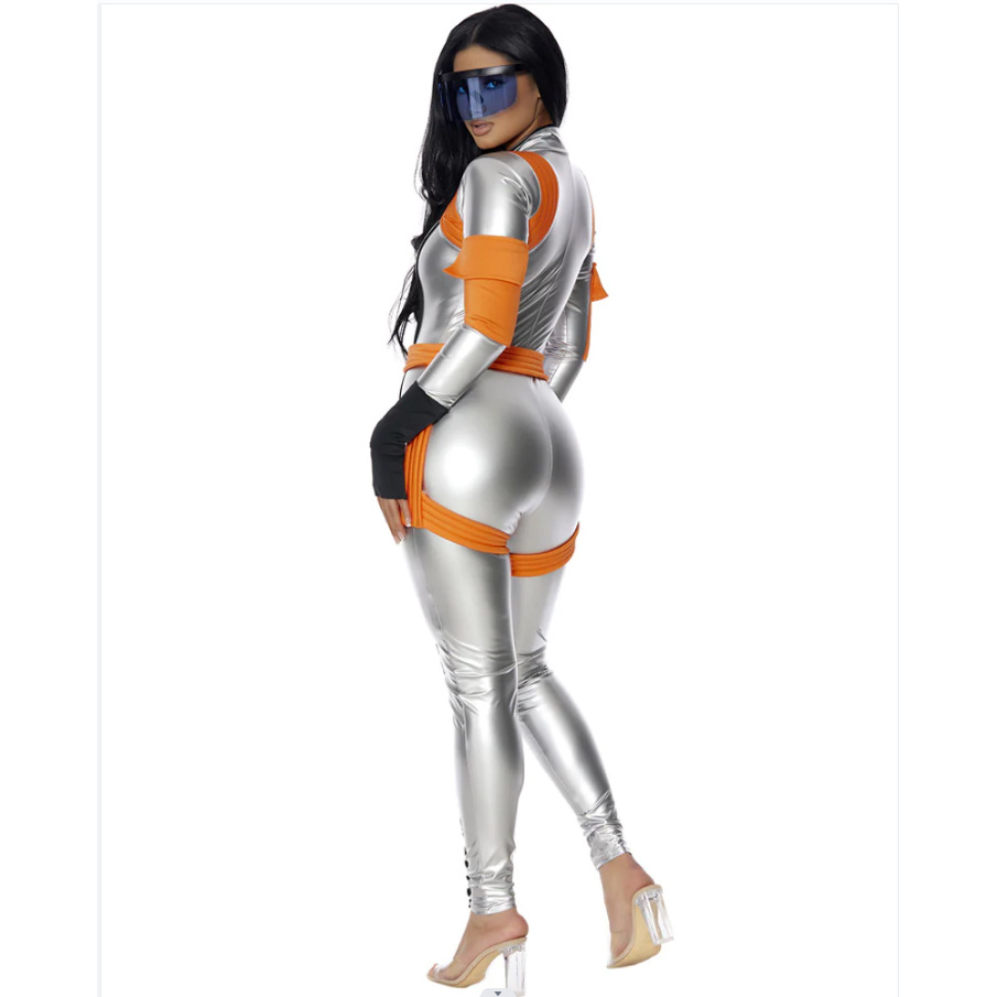 Picture of M-XL conjoined female spacesuit Halloween costume