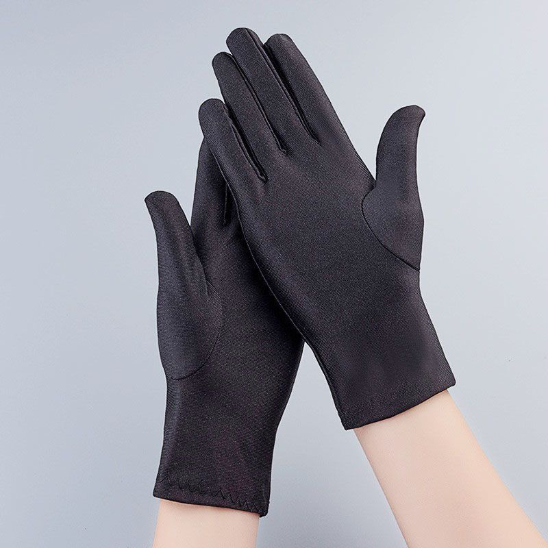 Picture of Gloves Men's and Women's Summer Open Finger Thin Ice Driving Leakage Two Finger Fishing Half Finger Riding Takeaway Rider Sports