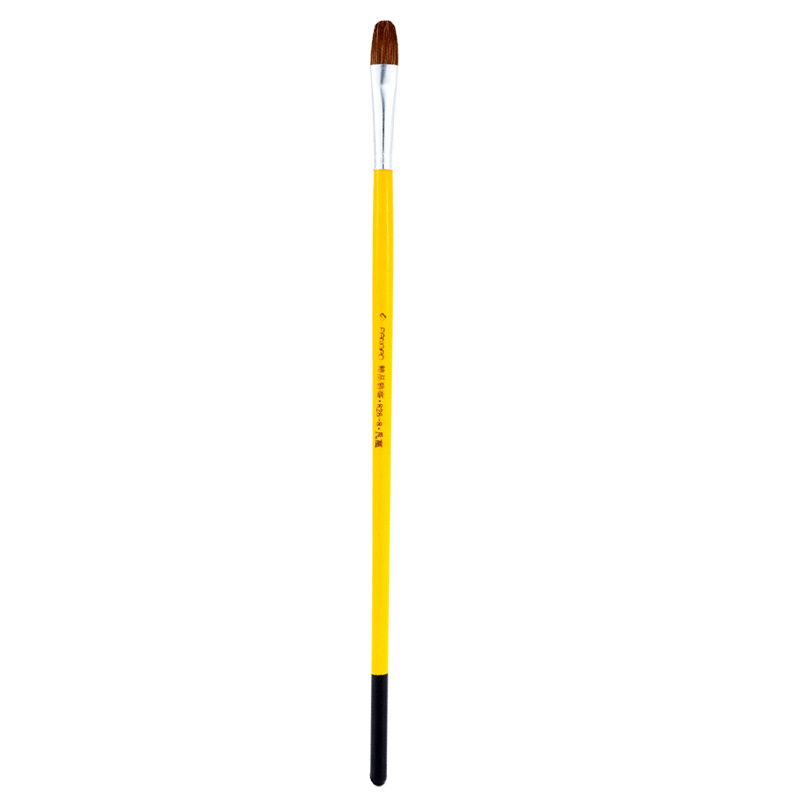 Picture of Wolf brush oil brush 6 sets of watercolor acrylic flat brush art painting tools gouache paint brush