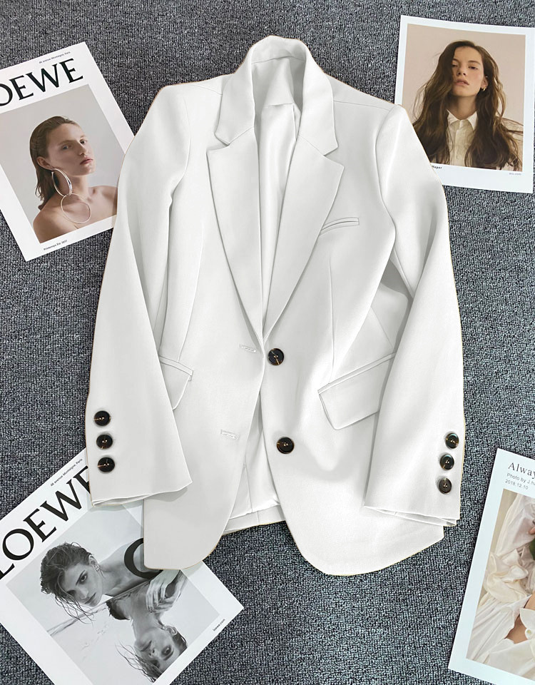 Picture of 2024 Early Spring and Autumn New Korean Style Small Suit Women's OL Commuter Fashion Wear Small Casual Suit Jacket