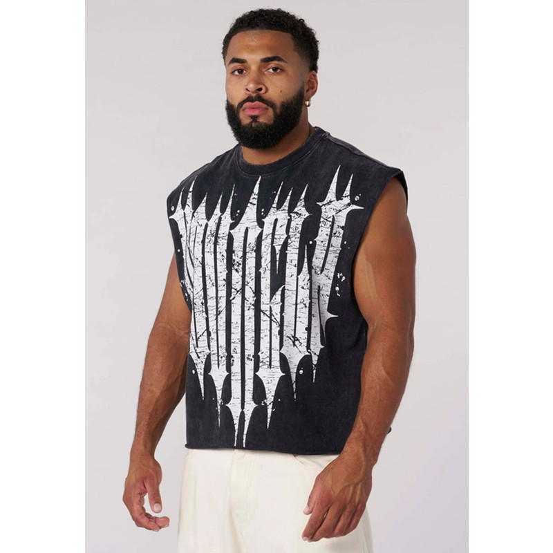 2025 New Youngla Men's Vest Summer New Fashion Casual Cotton Sleeveless T-Shirt Sports Fitness Vest