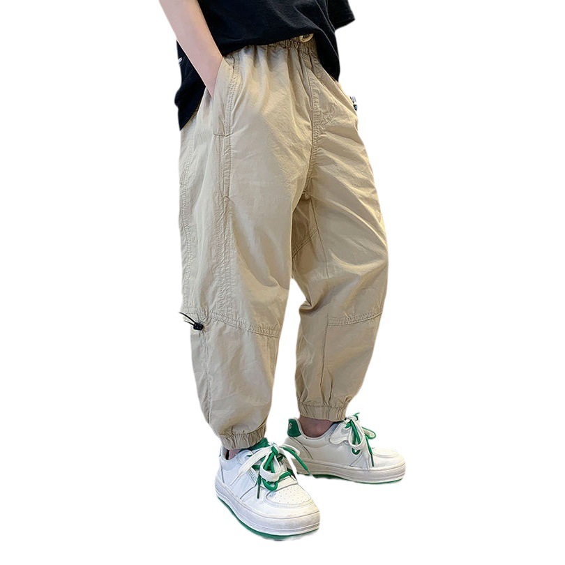 Boys Anti-mosquito Pants Summer Thin 2023 New Children's Pants Summer Big Boys Summer Casual Trousers