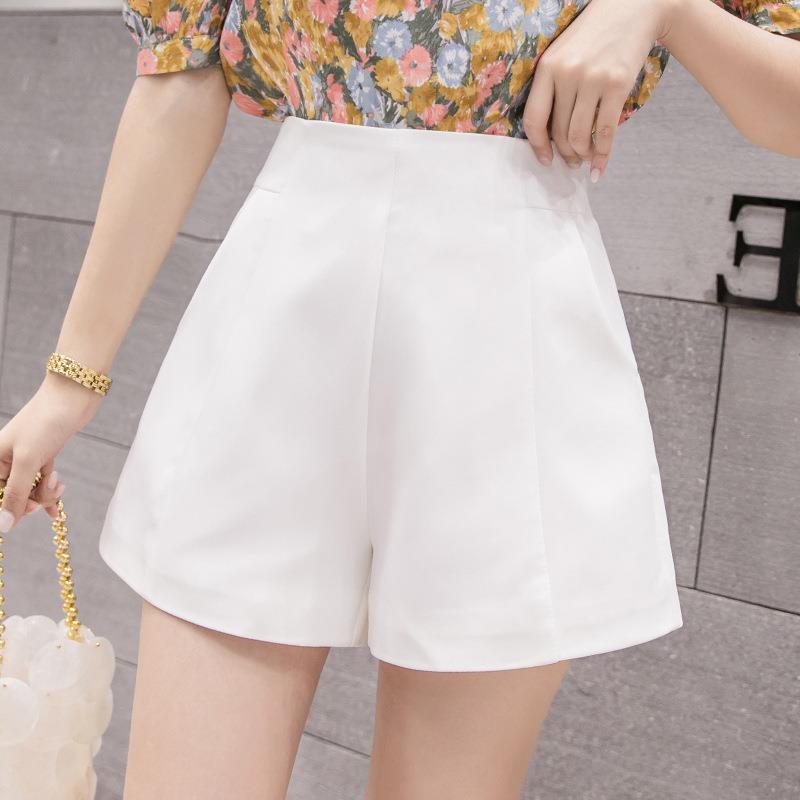 Picture of All-matching shorts women's summer thin casual plus size pear-shaped high waist slimming design hot pants for hot girls