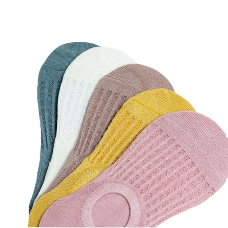 Thin mesh women's socks summer women's boat socks cotton women's vertical invisible socks do not fall off air conditioning socks wholesale