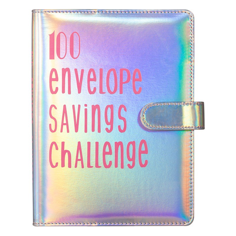 100Envelope Challenge loose-leaf couple 100 Days Challenge saving cash envelope saving hand book