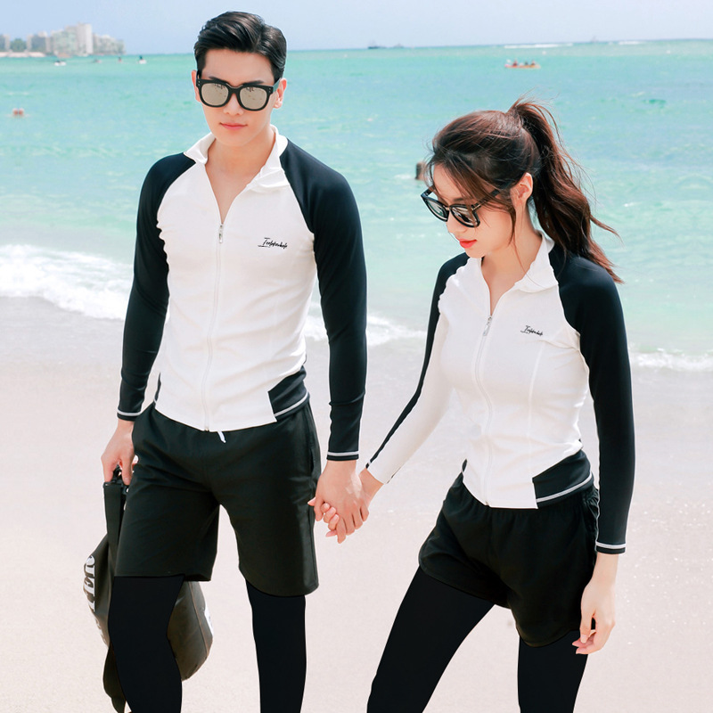 Couple Split Diving Suit Jellyfish Suit Snorkeling Surfing Swimsuit Conservative Sun Protection Sports Trousers Cross Border Wholesale Swimwear