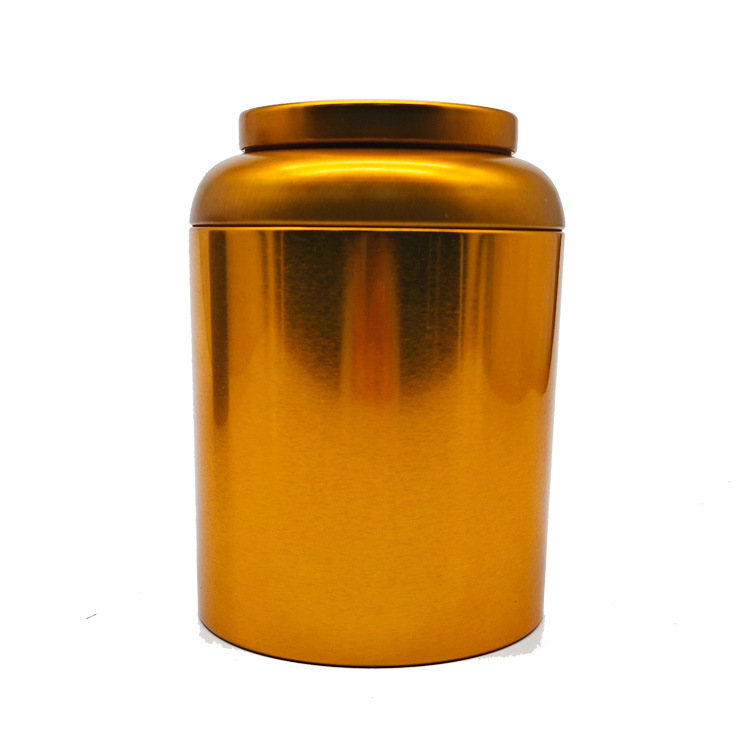 Picture of Spot Conical Tinplate Tea Tin Can Wine Jar Tea Can 250g Exquisite Tea Tin Can
