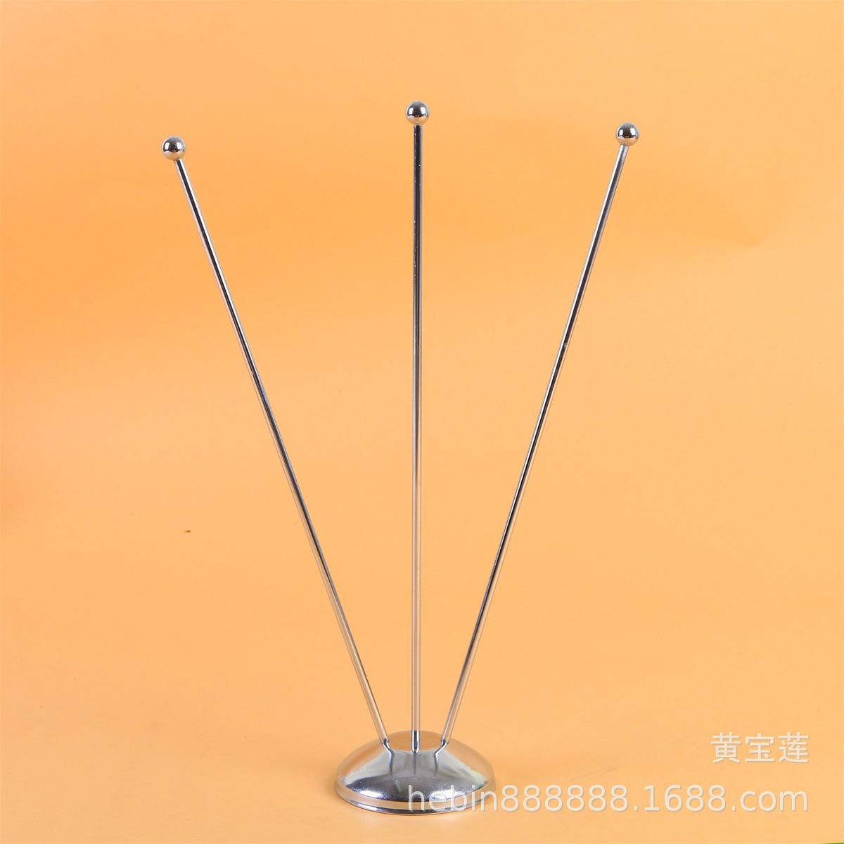 Wholesale stainless steel three pole table flag stand World Flag, flag