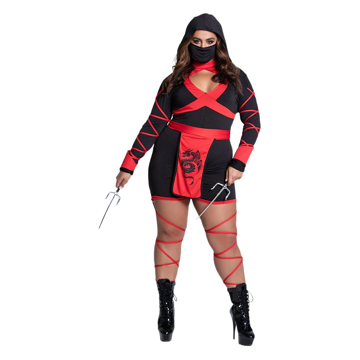 S-XXL Ninja costumes plus size Halloween costume female Naruto Cosplay Samurai