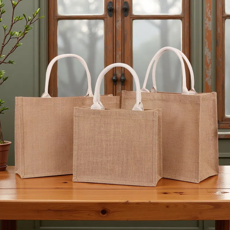 Factory in stock unprinted linen bag gift linen bag diy wholesale blank linen bag custom LOGO