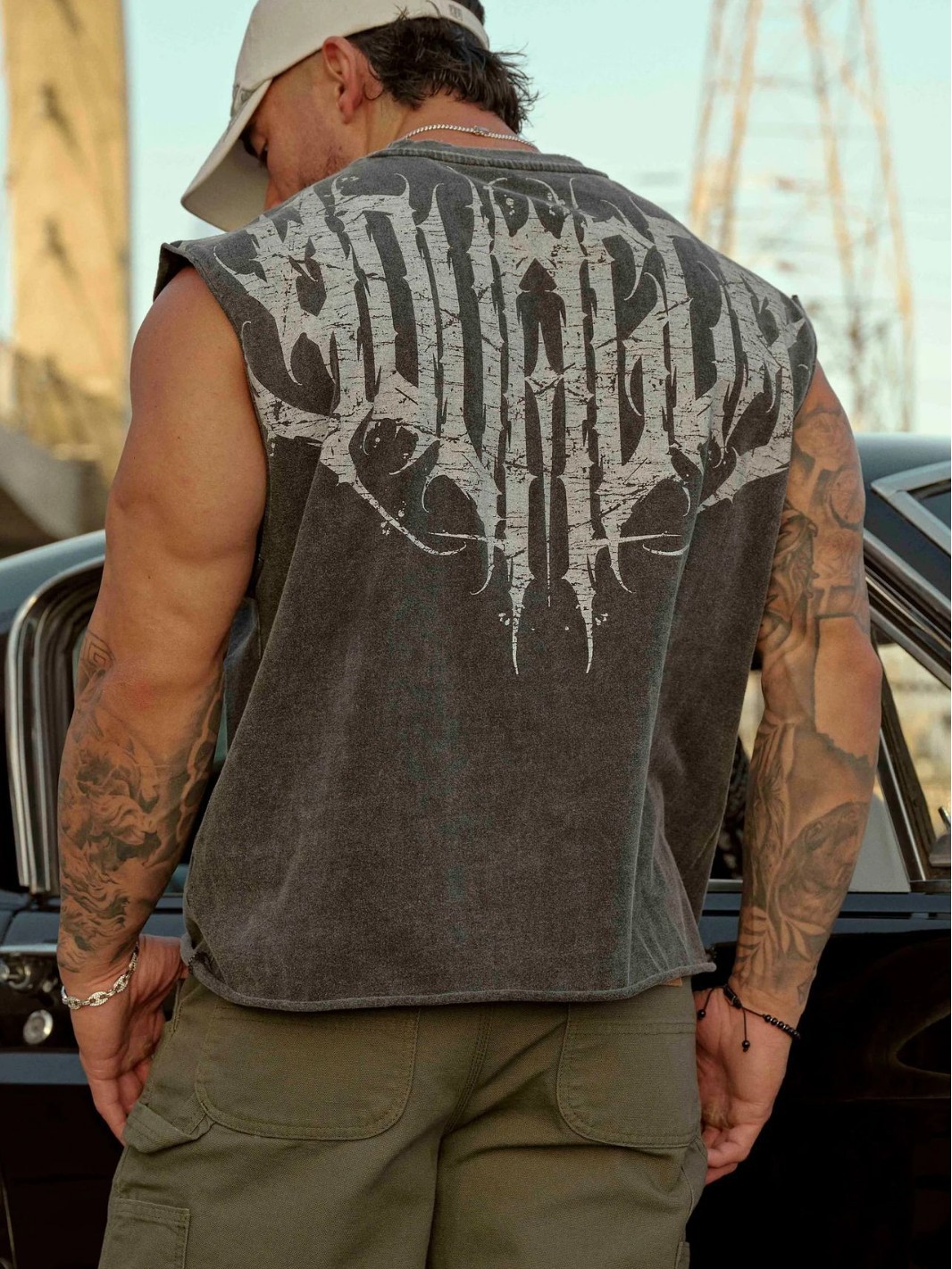 Youngla American Trendy Brand Men's Vest Summer New Jogging Sports Fitness Vest Fashionable Casual Sleeveless T-Shirt