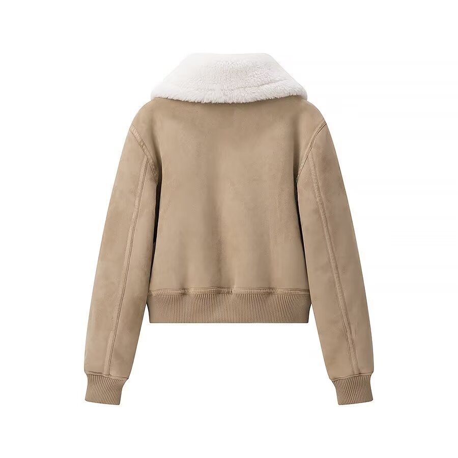 Picture of 2024 Winter New European and American Cross-border Women's Street Fashion Fur Jacket Coat 2276