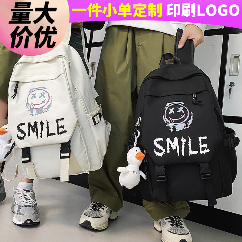 Picture of Schoolbags for Men, College Students, Fashionable Letter Backpacks, Primary School Students, Junior High School Students, High School Students, Wholesale High-Quality Girls