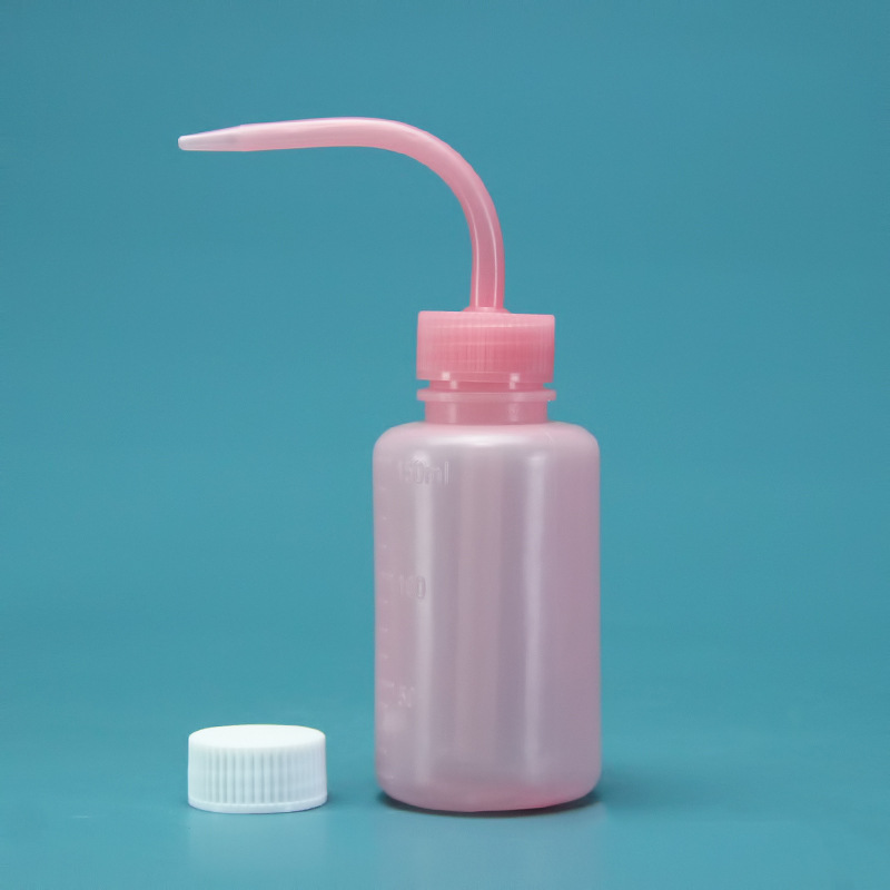 Picture of Thickened plastic washing bottle elbow bottle in stock wholesale 150ml meat watering can squeeze bottle plastic washing bottle elbow