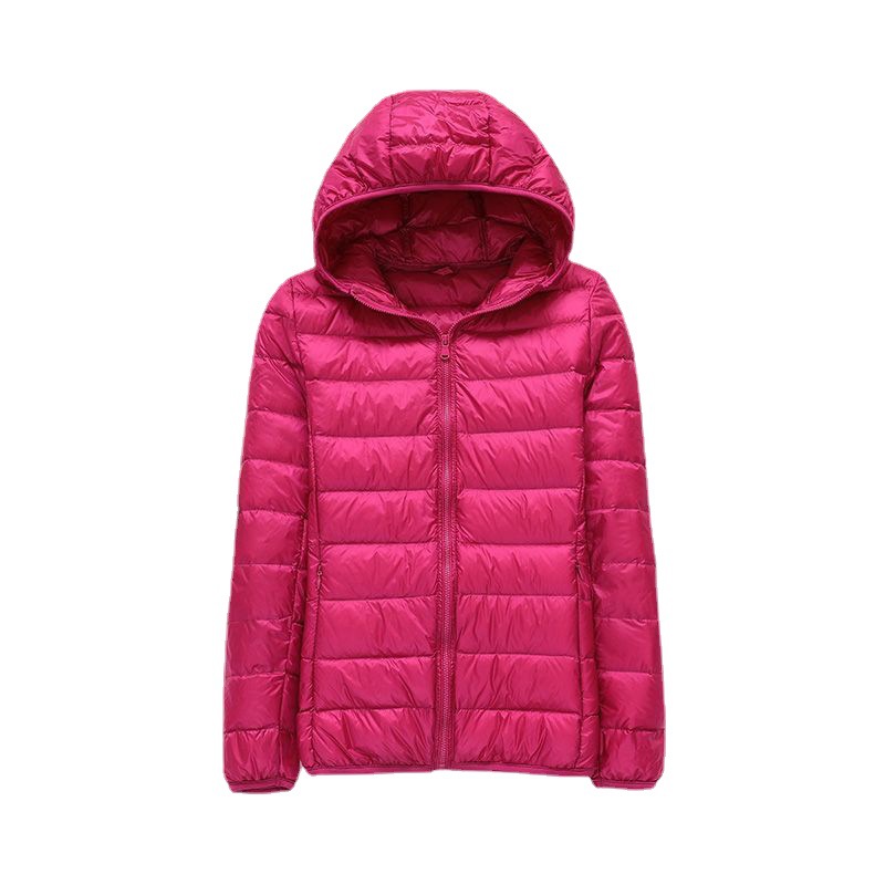 Picture of Women's down Jacket 2025 New Short Style Lightweight Thickened Warm Slim Fit Korean Style White Duck down Fashion Coat Wholesale