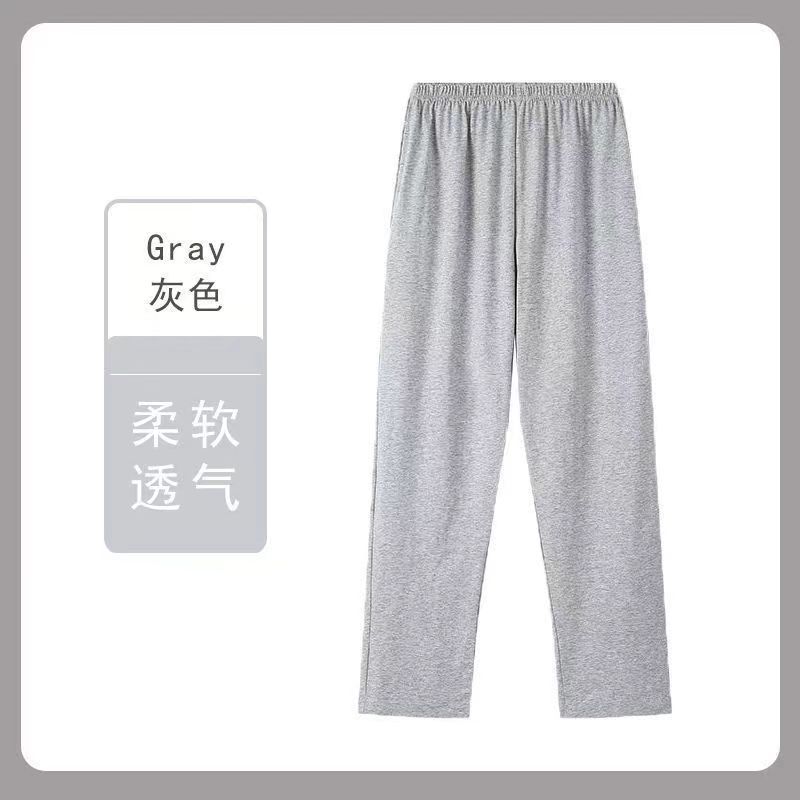 Picture of Men's Pajamas Long Sleeve Pants Spring and Autumn Thin Dad Large Size Casual Home Wear Factory Foreign Trade Cross-border Explosions