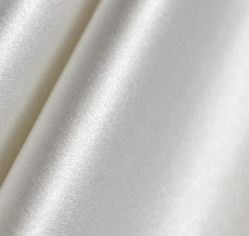 Picture of High-grade Taiwan Imported 395 Satin Wedding Dress Handmade DIY Material Clothing Fabric Solid Color Thick Satin Background Fabric