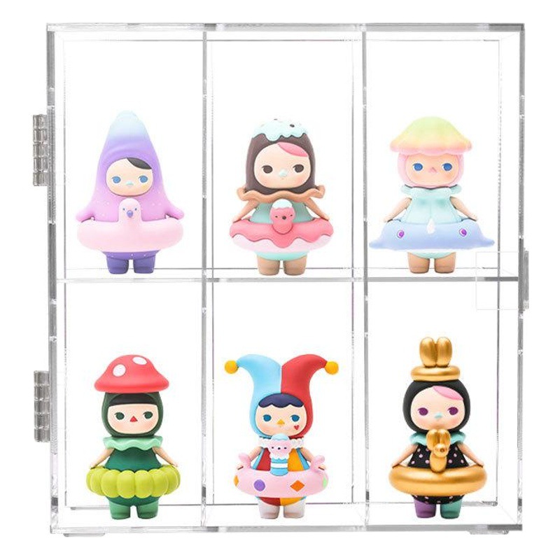 Desktop Handheld Blind Box Storage Box Bubble Mate Doll Ornaments Display Rack Dustproof Transparent Acrylic Storage Box