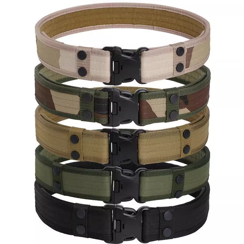 Cross-border EVA foam military fan tactical belt male and female students outdoor military training multi-functional camouflage canvas belt