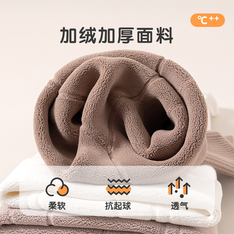 Picture of 2025 Spring and Autumn Girls' Easiest for Match Outerwear All-In-One Socks Black Velvet Thickened Leggings Warm Children's Pantyhose