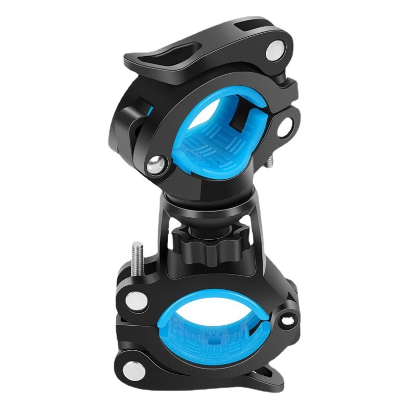 Lamp clip universal ball bicycle lamp holder 360 Rotating flashlight bracket front lamp holder fixed bracket large favorably