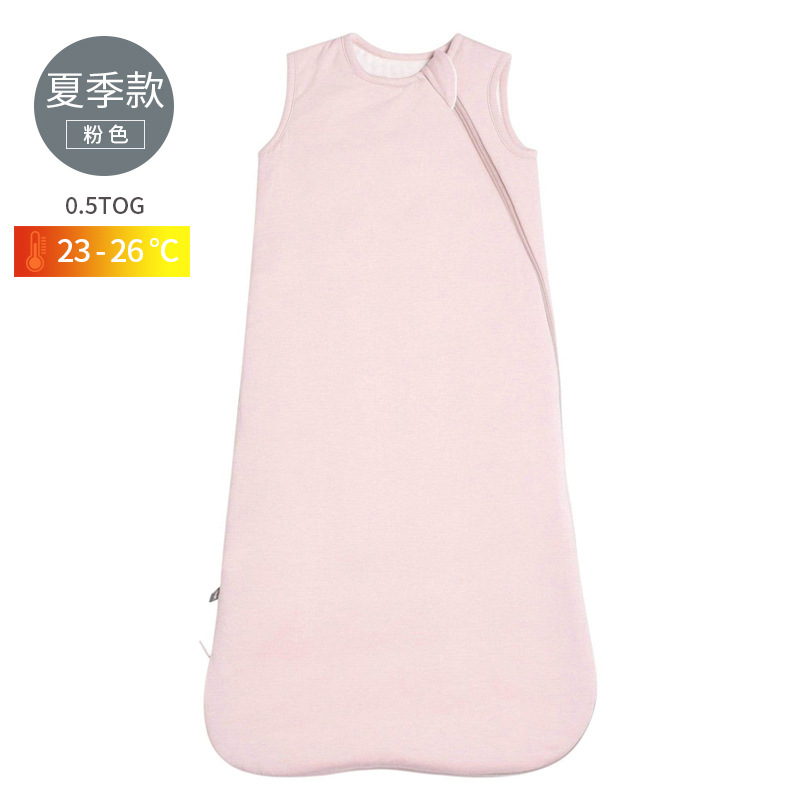 Picture of Bamboo fiber baby sleeping bag baby spring and autumn summer autumn and winter baby newborn constant temperature kick prevention quilt