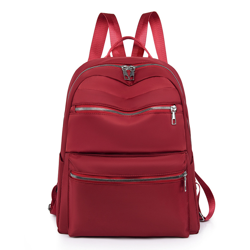 Picture of New Waterproof Nylon Cloth Bag Large Capacity Women's Backpack Junior High School Student Schoolbag Korean Style All-match General Bag