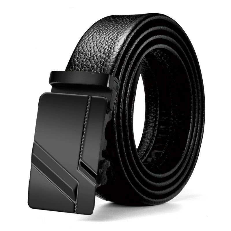 Picture of Men's belt automatic buckle litchi pattern belt business gift online shop clothing accessories gift pants belt factory wholesale
