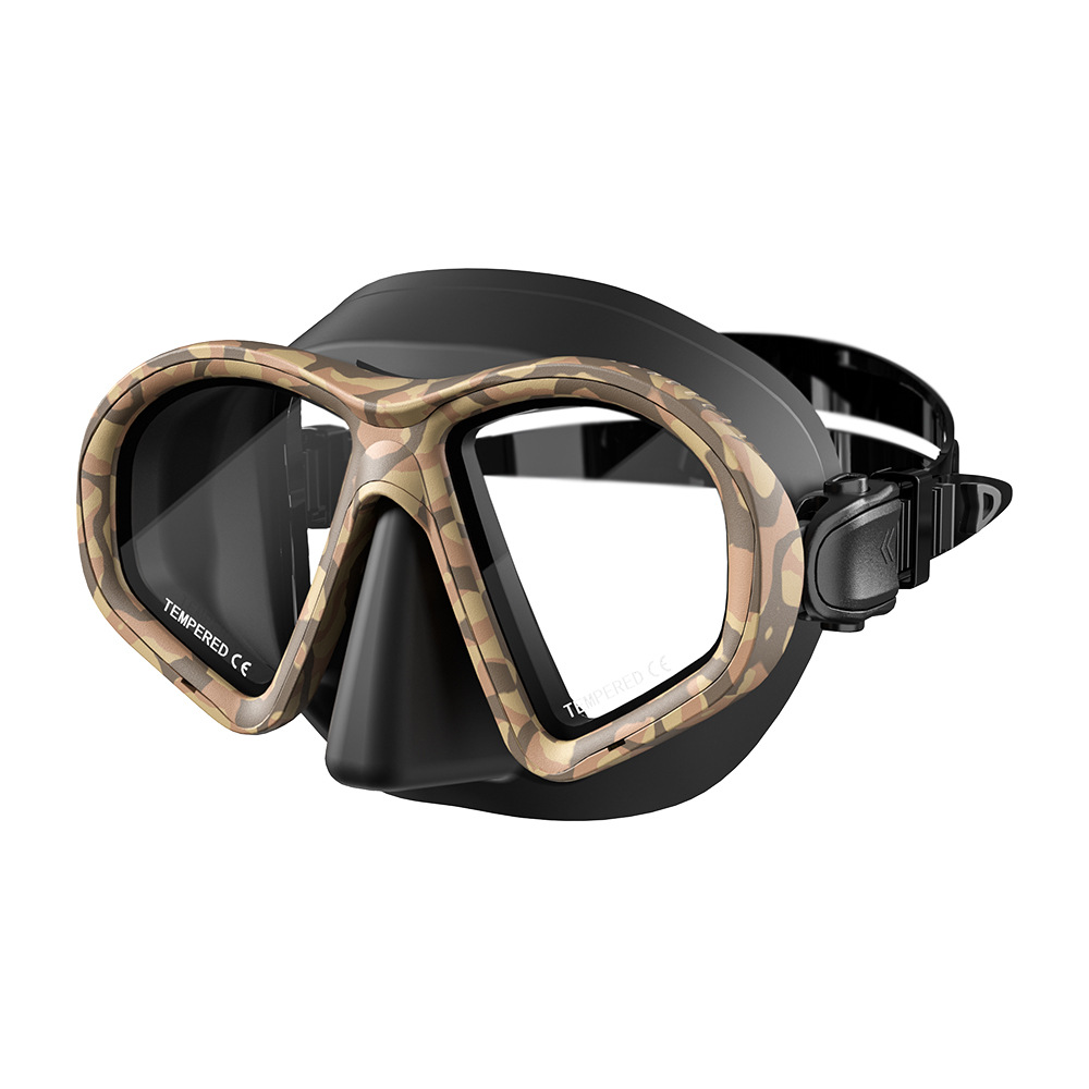 Picture of Free diving glasses myopia lens diving mirror camera bracket silicone snorkeling mirror snorkeling equipment