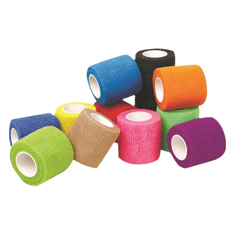 Elastic sports self-adhesive bandage pet strap Self-Adhesive Cohesive Bandage Wrap