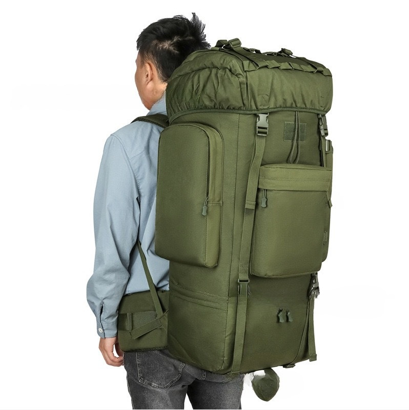 Picture of Spot 100L Large Capacity Mountaineering Bag Outdoor Products Camping Outdoor Bag Hiking Waterproof Cover Backpack
