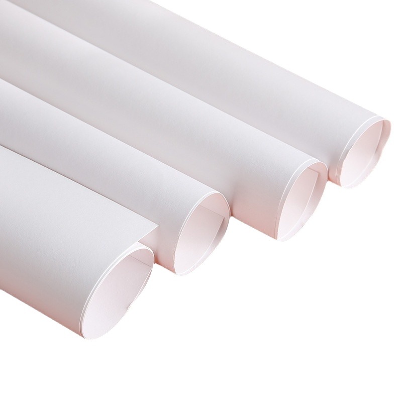 Wholesale Thickened Ultra-White Off-White Rough White Cardboard with High-End Texture for Printing and Packaging, Embossed Texture, Smooth Surface Paper at a Discount