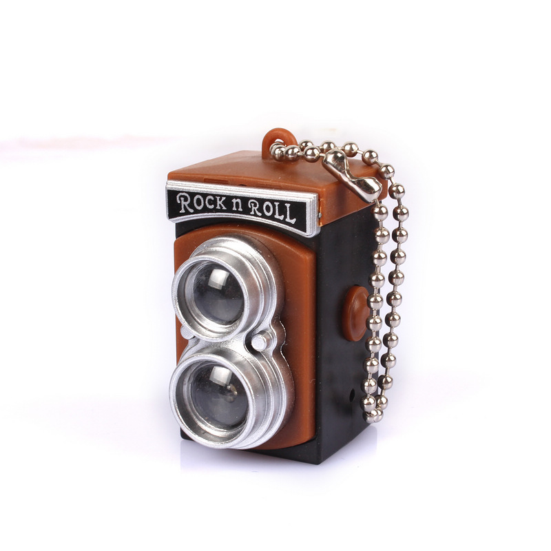 Picture of Sounding LED Retro LOMO Camera Pendant LED Luminous Keychain Activity Gift Car Pendant