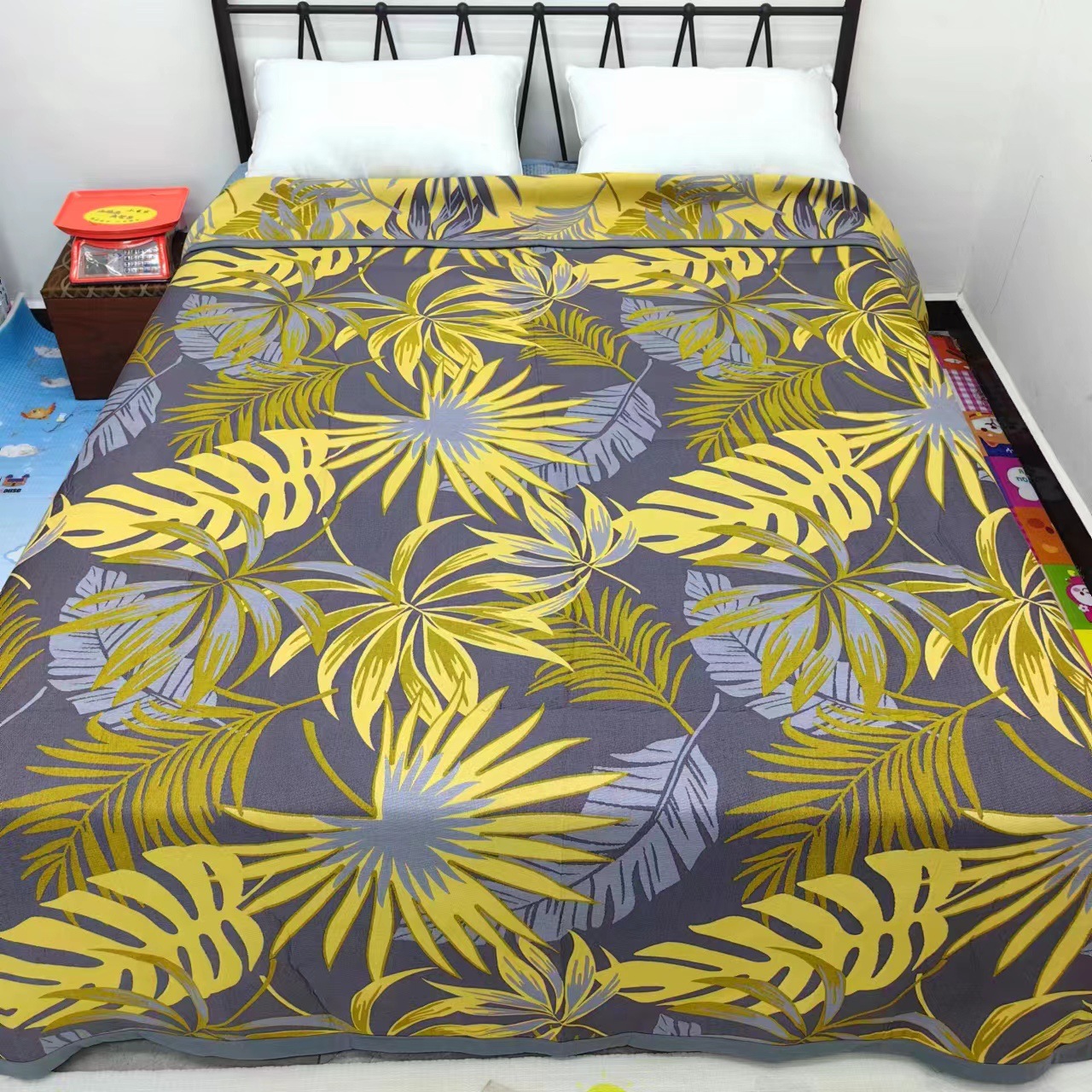 Picture of Wholesale new combed cotton fine sand gauze towel blanket soybean fiber blanket spring and summer single double autumn and winter leisure blanket