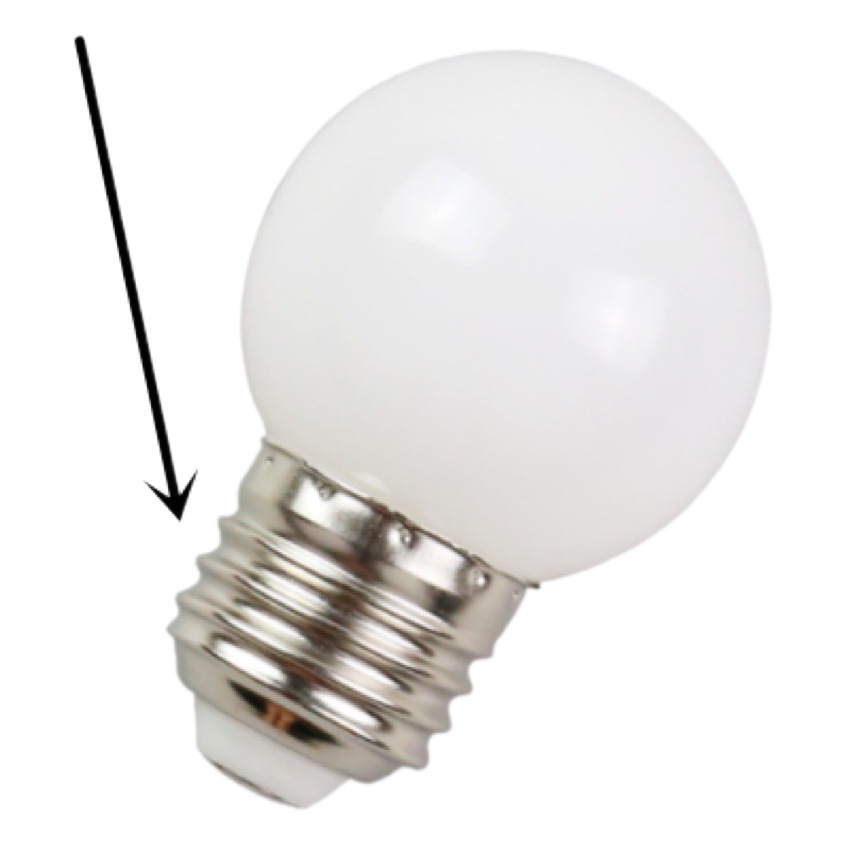 LED Energy Saving 3W White Light Warm Light Advertising Signs Waterproof Outdoor Landscape Home Bedside Bedroom Decorative Light Bulb