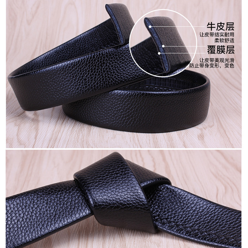 Picture of Men's Belt Leather High-end Automatic Buckle Casual Men's Cowhide Belt Men's Trousers Belt Men's Wholesale