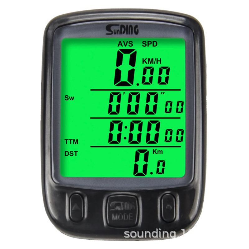 Bicycle code meter waterproof luminous 563 wired riding equipment stopwatch sports timer Chinese and English