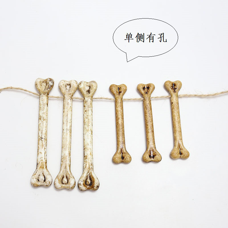 Picture of Zilin Cross-border Amazon Dead Day Halloween Gadgets DIY decorations with holes bones can be threaded bones