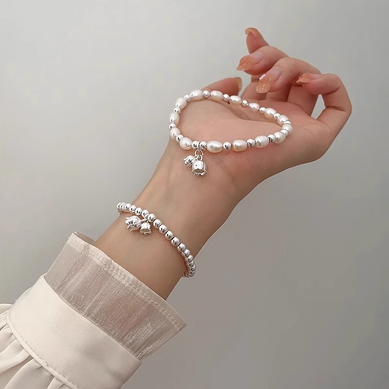 Lily Pearl bracelet women's new bracelet light luxury niche high-grade exquisite girlfriends hand jewelry