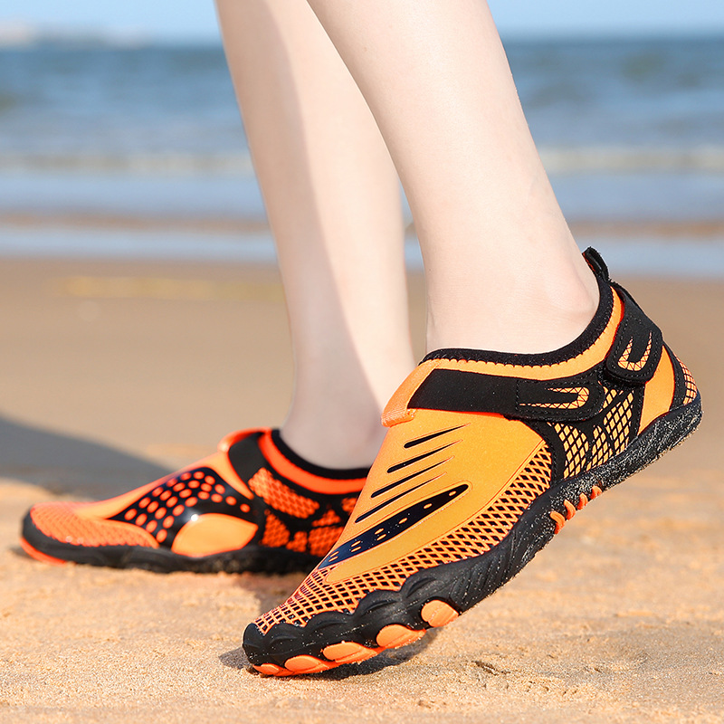 Cross-Border Outdoor River Tracing Shoes for Men and Women, Beach Shoes, Non-Slip Amphibious Speed Interference Water Shoes, Breathable Swimming and Fishing Shoes